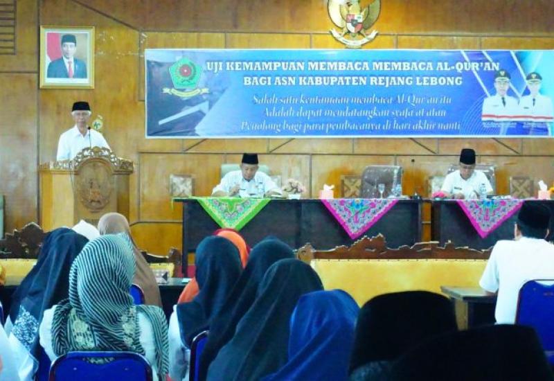 Wakil Bupati saat menyampaikan sambutannya.