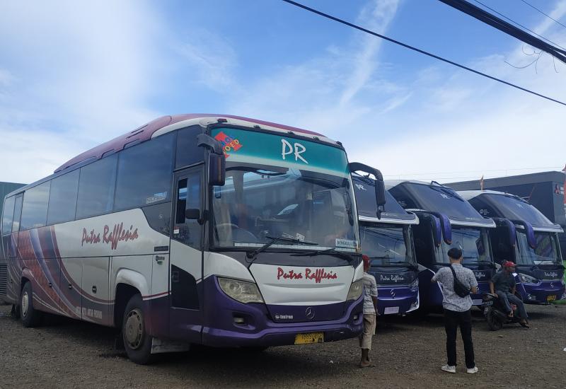 Bus baru Putra Rafflesia.