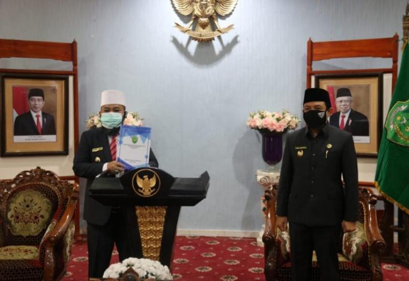Paripurna Jarak Jauh, Walikota Sampaikan LKPJ 2019