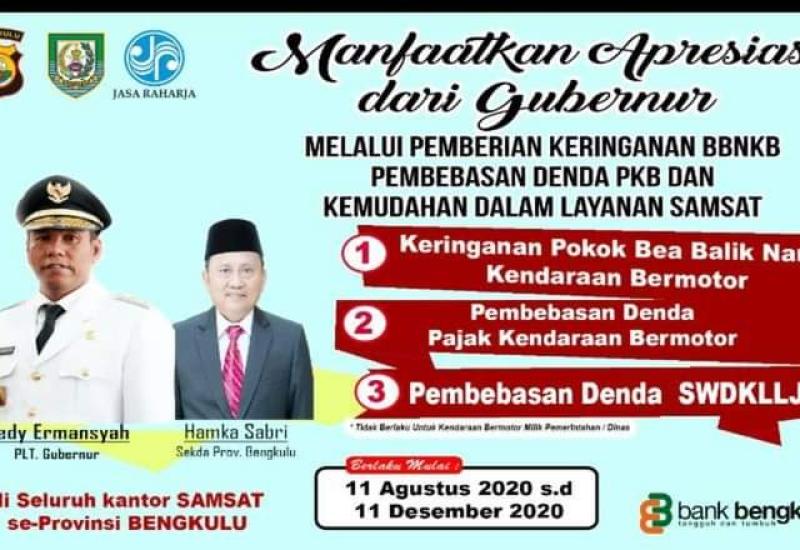 Selama Pandemi, Pemprov Berikan Keringanan Pembayaran Pajak Motor