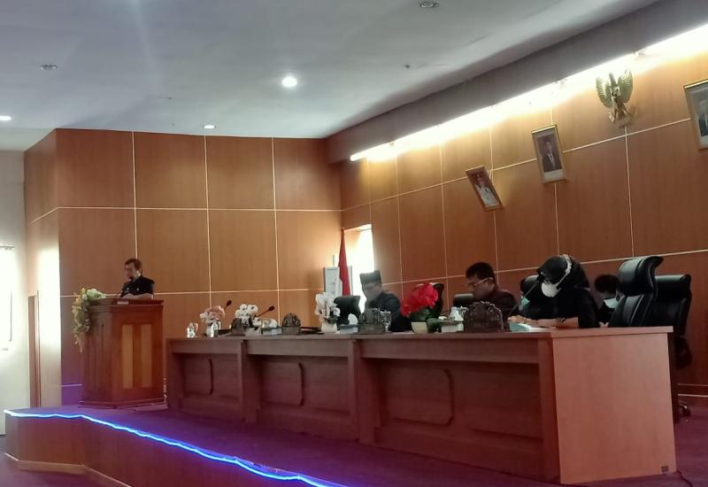 Melalui Sekda, Bupati Sampaikan Nota Pengantar Raperda APBD Benteng Tahun 2021 ke  Dewan