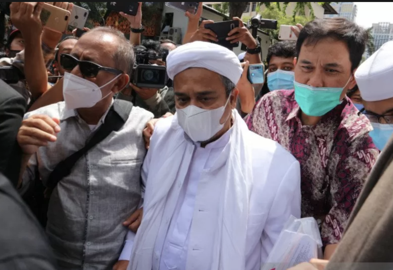 Langgar Prokes, Rizieq Shihab Resmi Ditahan 20 Hari di Rutan Narkoba