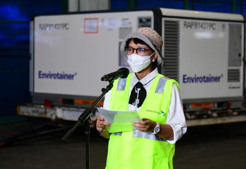 1,8 Vaksin Sinovac Tiba di Indonesia Langsung Disimpan ke Bio Farma Bandung