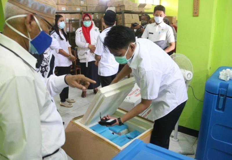 Mulai Didistribusikan, Kota Bengkulu Terima 9040 Vaksin Covid-19 Sinovac