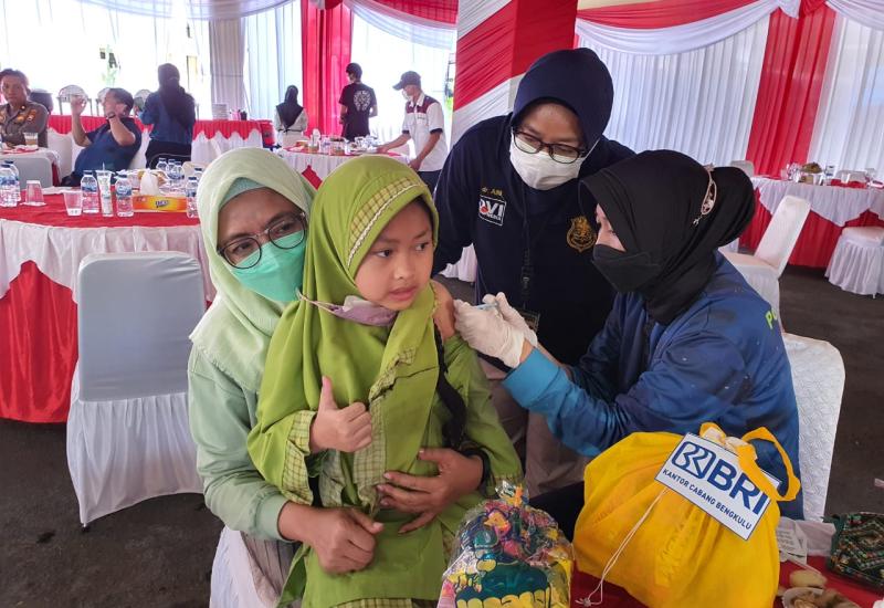 Vaksinasi Polda Bengkulu