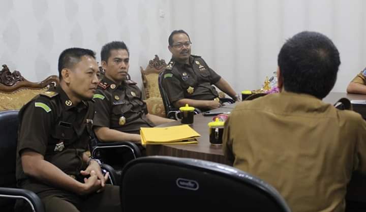Kedatangan Kejati Bengkulu ke Pemda Benteng.