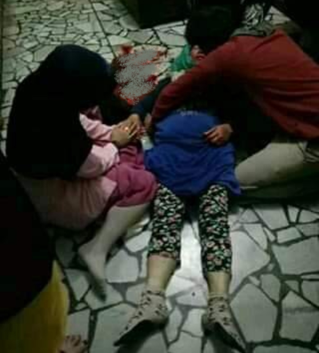 Kartini (50) saat ditemukan bersimbah darah.