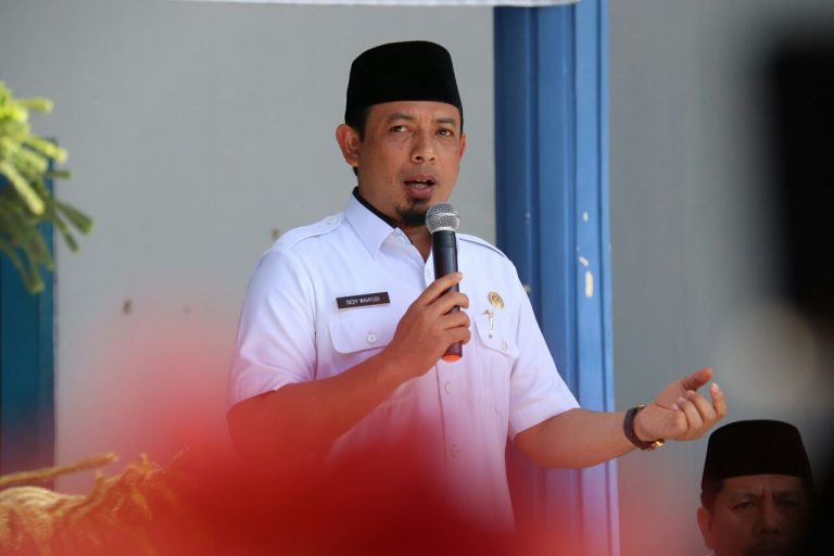 Wakil Walikota Bengkulu saat memberikan penekanan bahwa Ketua RT harus memberikan data PBB yang Valid.