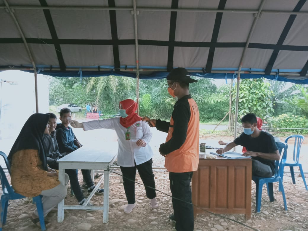 Sebelum Masuk Bengkulu, Warga Dicek Secara Teliti Di Posko Covid Perbatasan Bengkulu - Sumbar