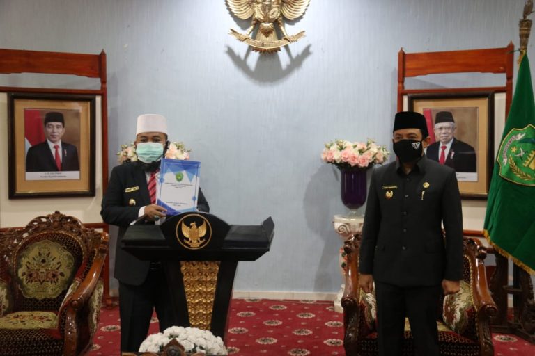 Paripurna Jarak Jauh, Walikota Sampaikan LKPJ 2019