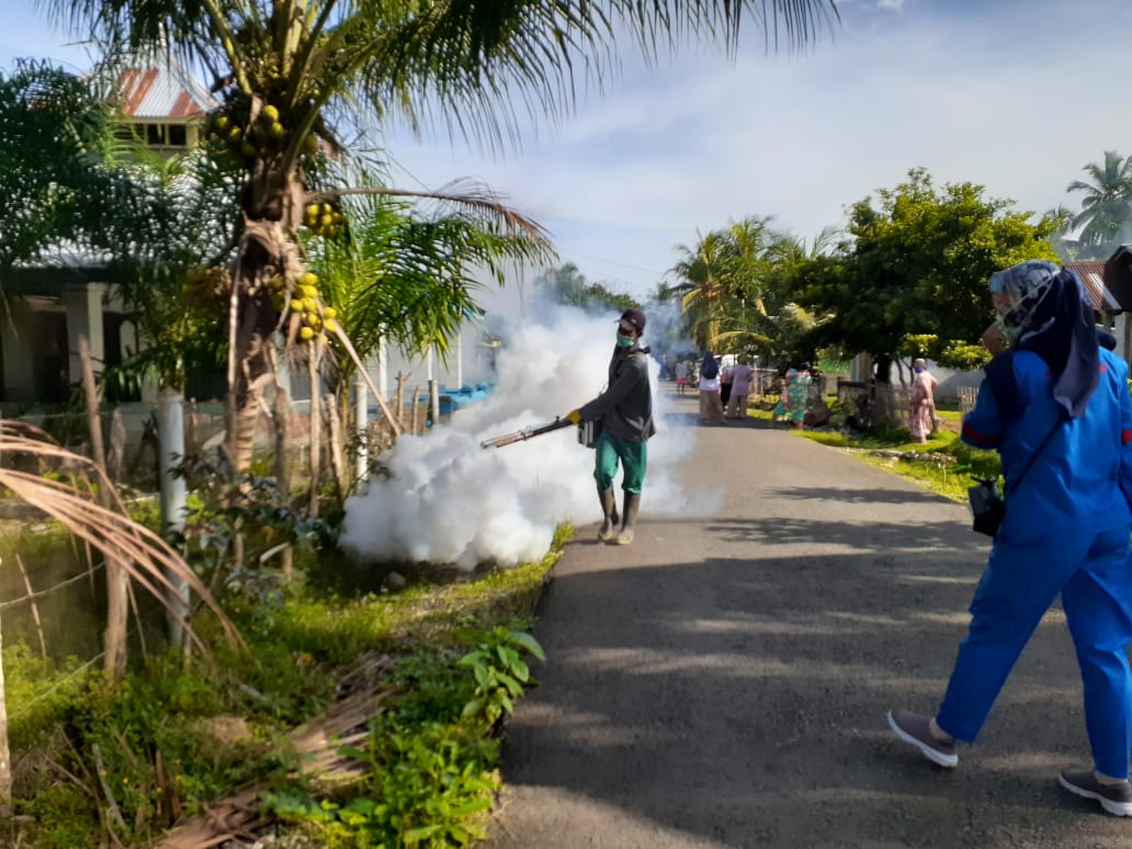 Fast Respon DBD, Pemkab BS Fogging Desa Nanjungan