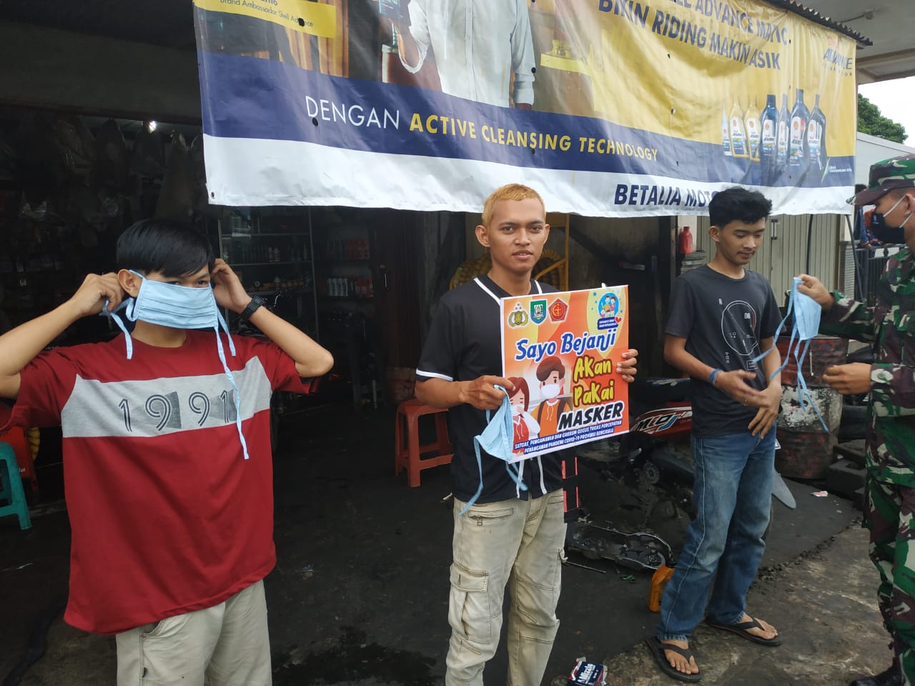 Patroli Gabungan, Masih Ddidapati Wrga Tak Pakai Masker