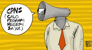 Ilustrasi Calo CPNS/Harianmerapi.com