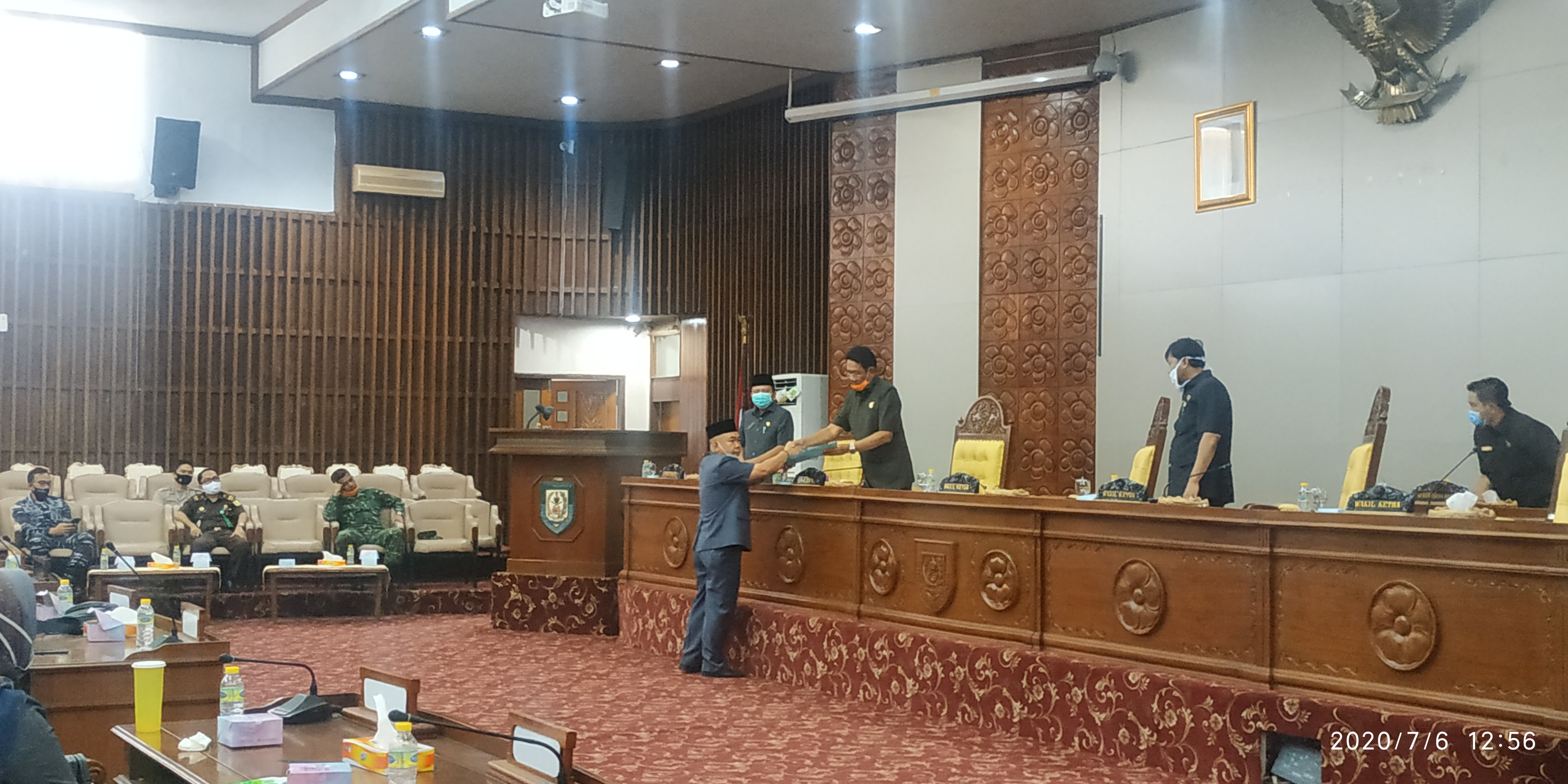 8 Fraksi Dewan Prov Setujui Raperda LPJ APBD 2019 Dibahas Lebih Lanjut