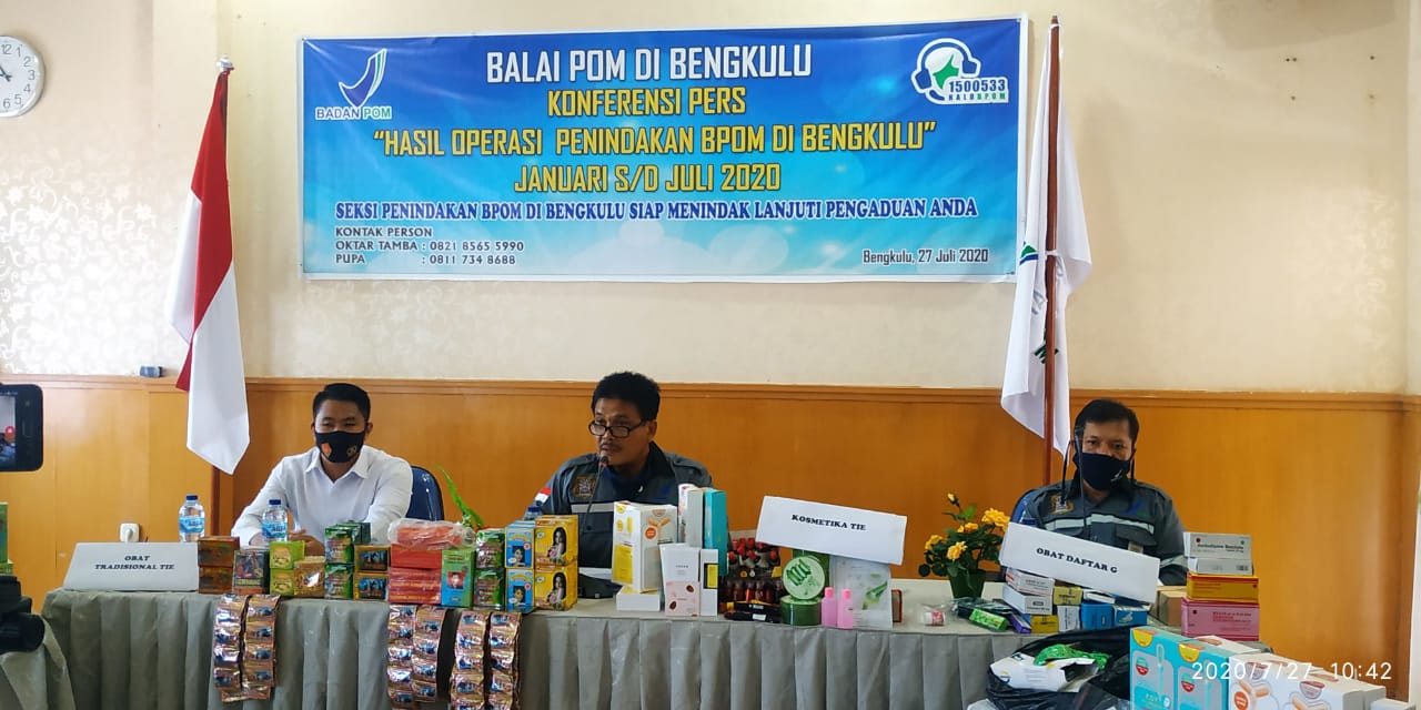 Sebanyak 19.019 Produk Tanpa Izin Edar Senilai Rp107,2 Juta Disita BPOM