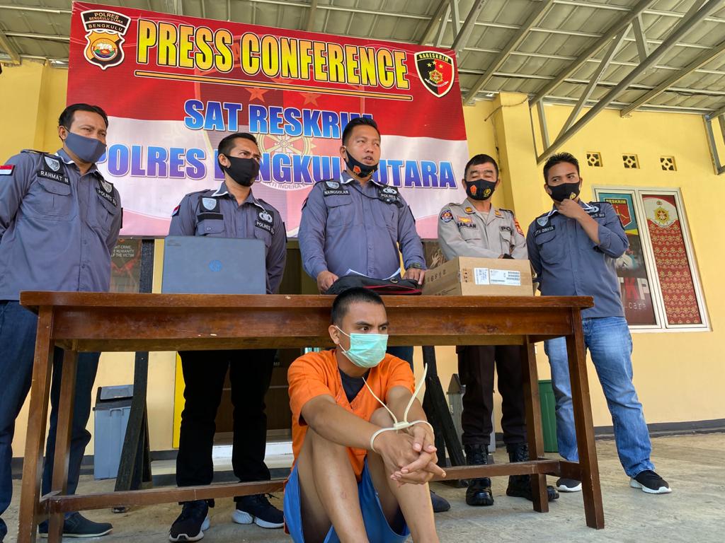 Pembobol SMKN 2 Argamakmur Diringkus