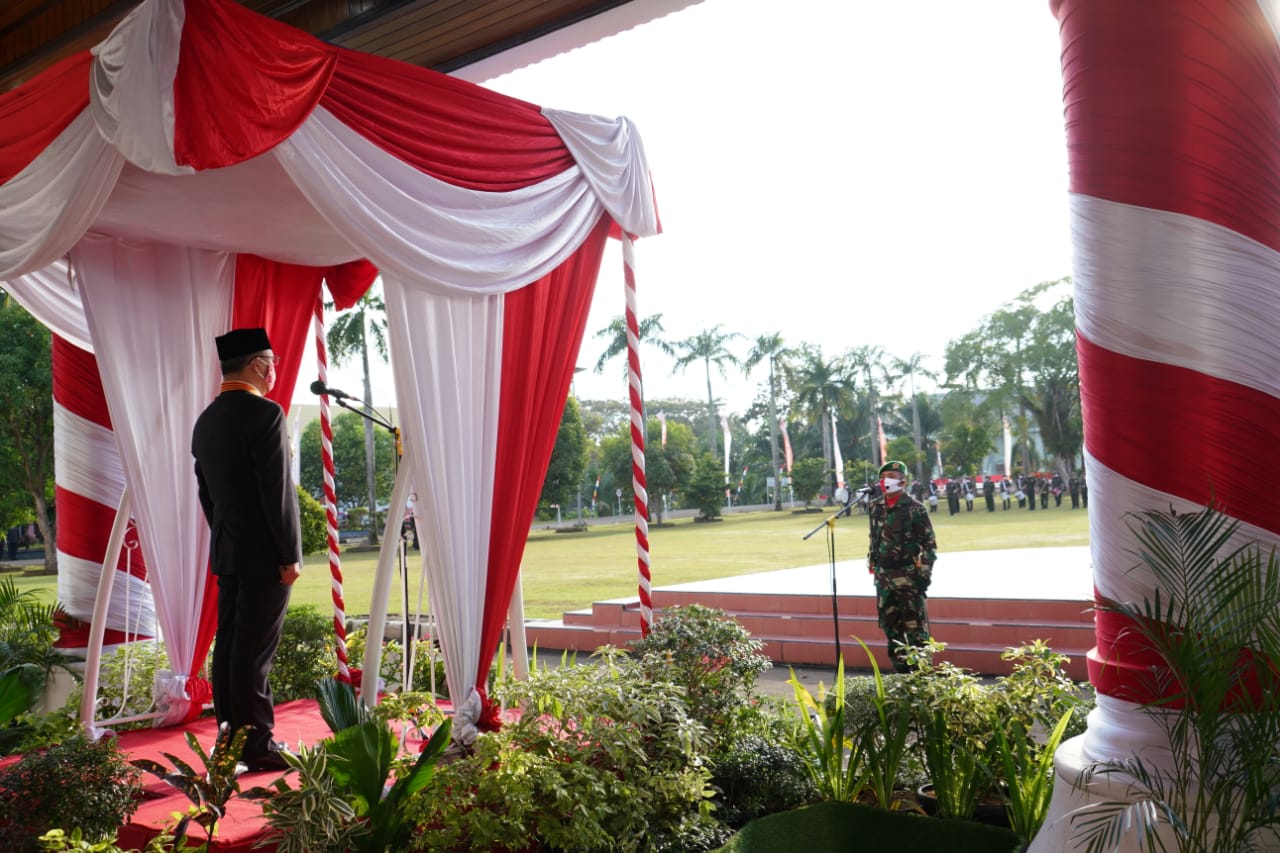 HUT Kemerdekaan RI ke-75 Ditengah Pandemi, Gubernur : Tetap Semangat Bangun Bengkulu