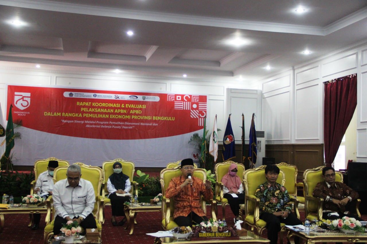 Pemulihan Ekonomi Bengkulu, Rohidin : Masih Ada Dana Dalam Posisi Diam