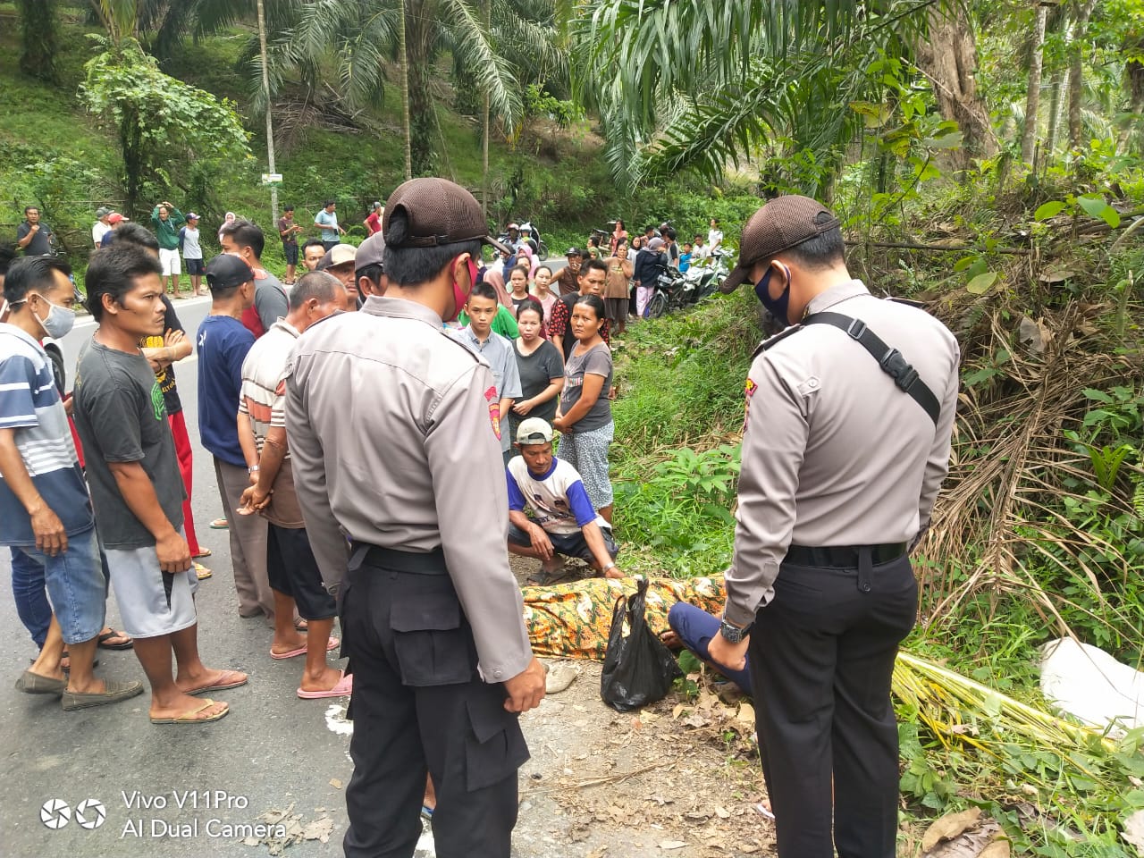 Diduga Korban Tabrak Lari, Warga SAM Temukan Mayat Tergeletak Dijalan