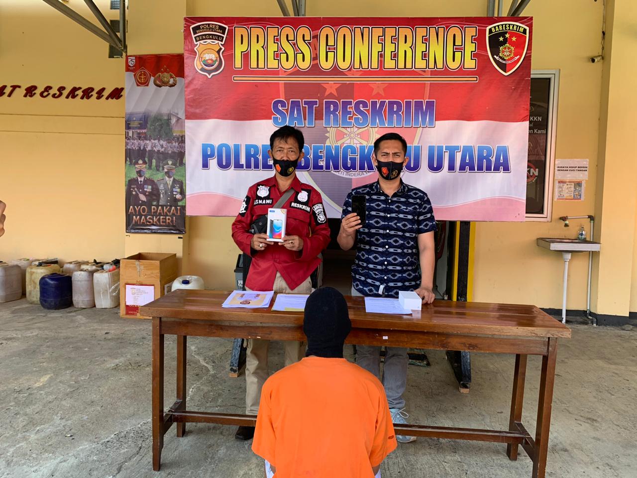 Malam Curi HP, Paginya Mendekam Dipenjara