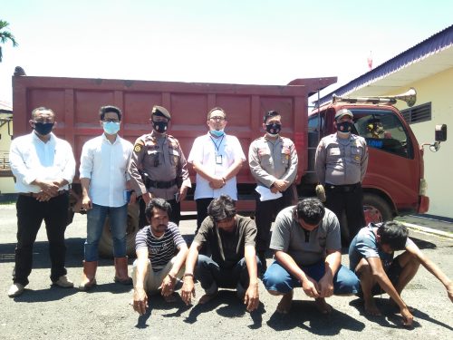 Mandor dan Supir Proyek Jalan Tol Trans Sumatera Ditangkap Polisi