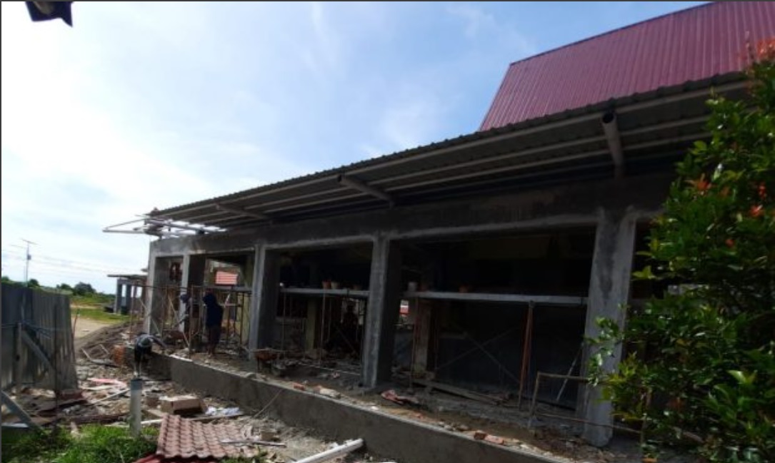Rehab Ruang Rawat Inap Kelas 1 dan 3 RSUD Mukomuko Capai 75 Persen