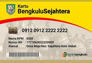 Pro Kontra Logo Bank Bengkulu di Kartu Bengkulu Sejahtera, Jubir Duo R : Senyum Saja