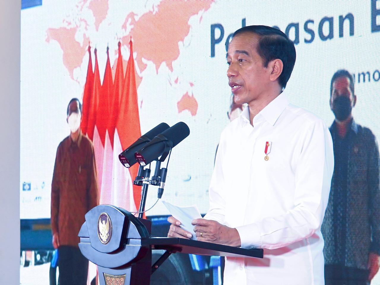 Lepas Ekspor Senilai Rp23,75 Triliun, Presiden Sebut Potensi Ekspor Indonesia Masih Besar