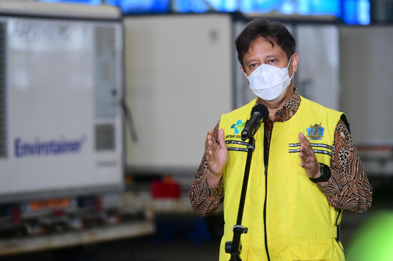 1,8 Juta Vaksin Covid-19 Kembali Didatangkan, Menkes: Dukung Program Vaksinasi Nasional dan Tetap Jalankan Prokes