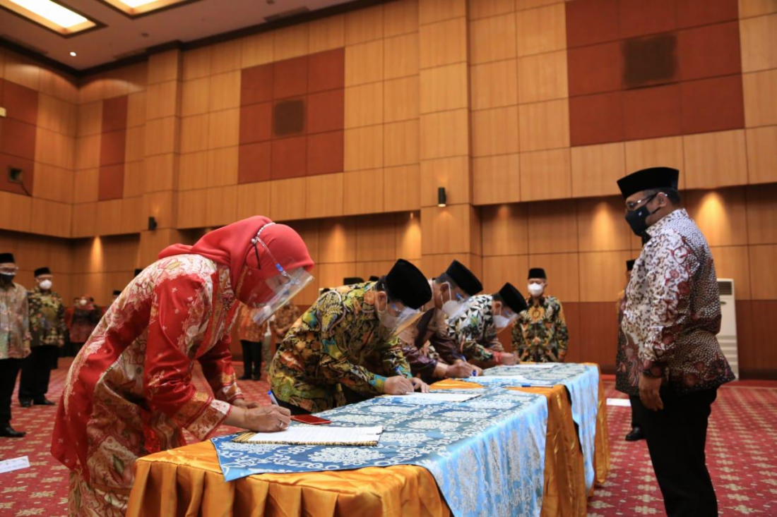 Jelang Pergantian Tahun, Menag Lantik 11 Pengurus Baznas