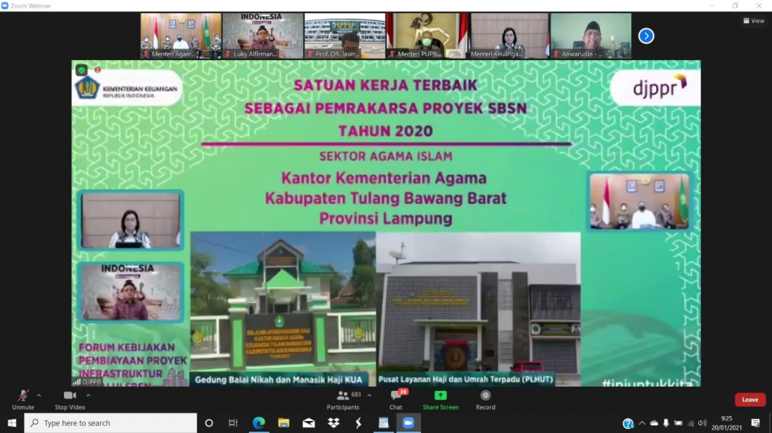 Dua Satker Kemenag Raih Penghargaan SBSN dari Kemenkeu