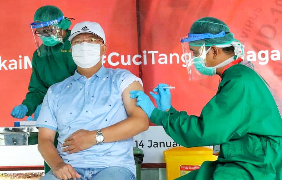 Pejabat Pelayanan Publik Mulai Divaksin Bulan Depan