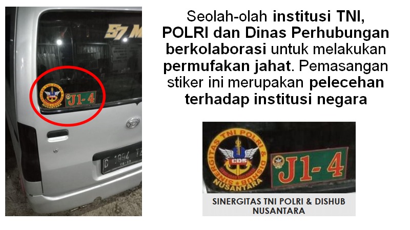 Angkot plat hitam