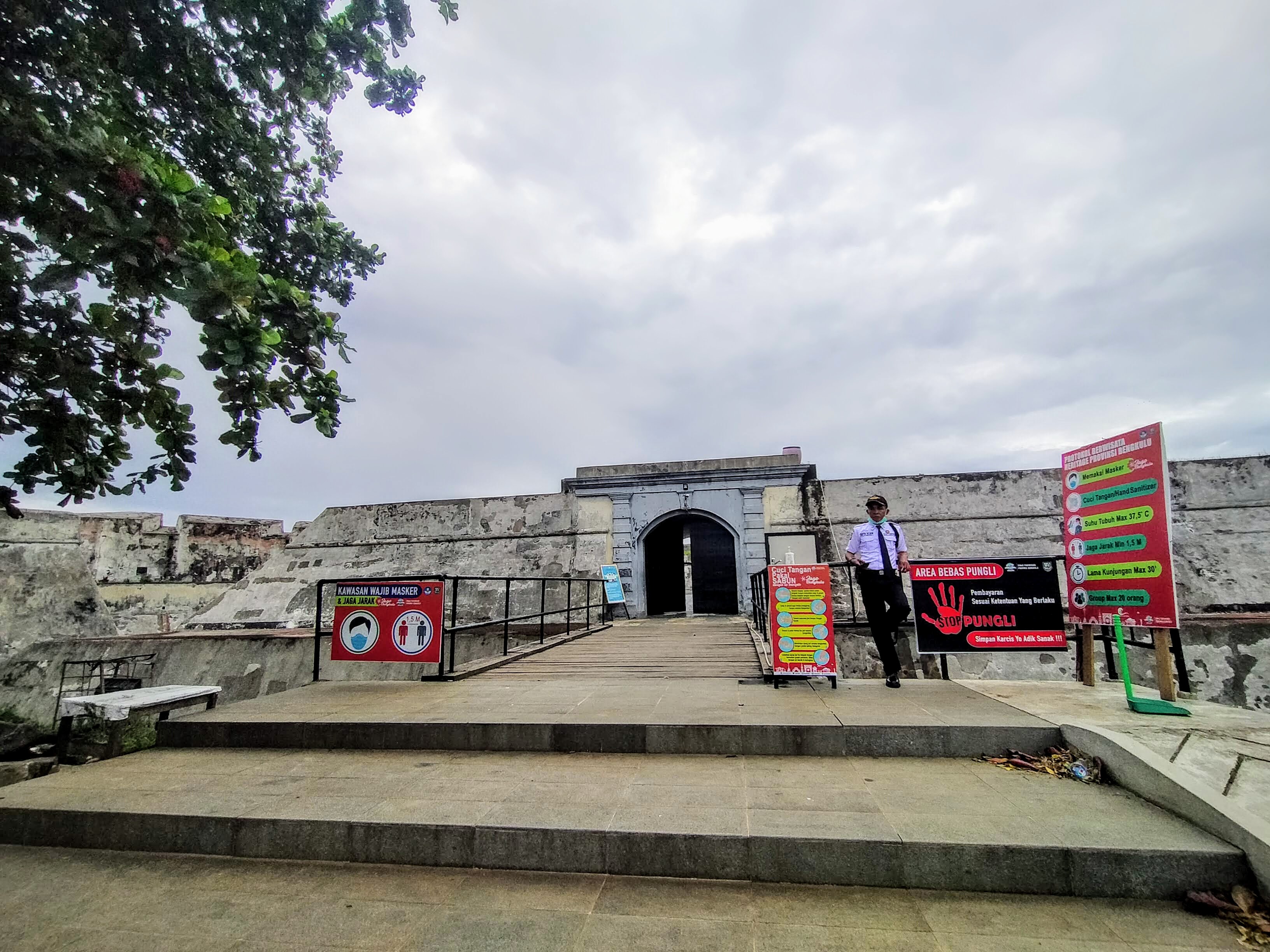 Kondisi objek wisata yang sepi