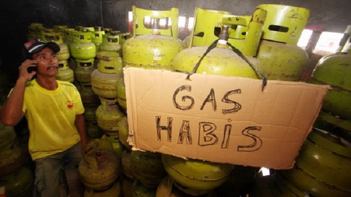 Gas habis