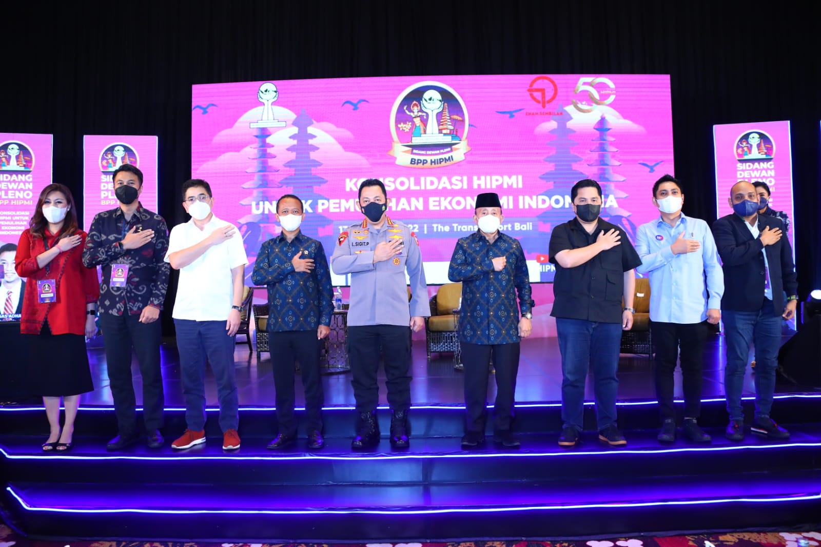 Kapolri Minta HIPMI Terus Kawal Seluruh Kebijakan Pertumbuhan Ekonomi Ditengah Pandemi Covid19