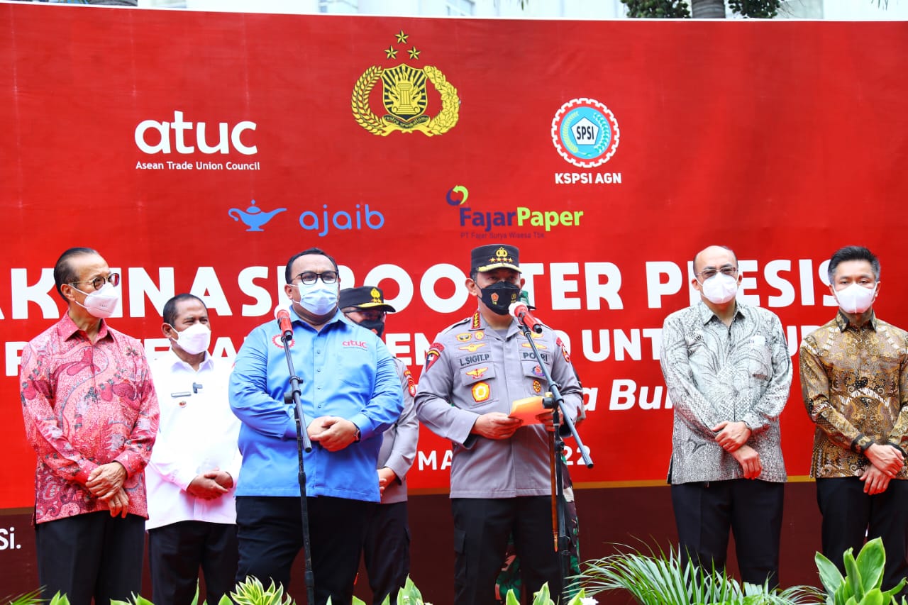 vaksin booster buruh