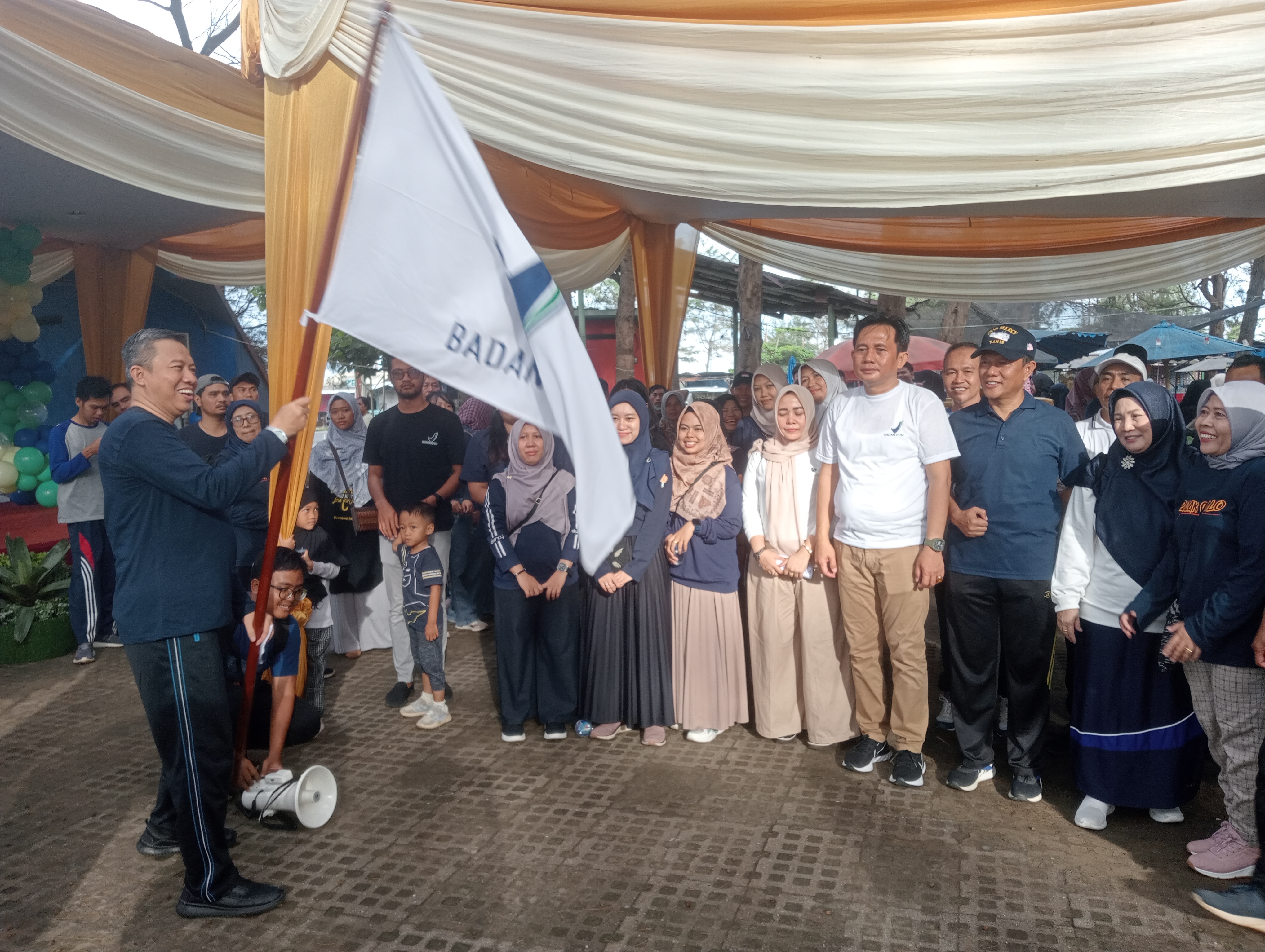 Jalan santai BPOM Bengkulu 