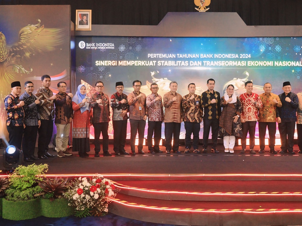 Kanwil Kemenkumham Bengkulu turut menghadiri Pertemuan Tahunan Bank Indonesia (PTBI) 2024 yang diselenggarakan di Hotel Mercure Bengkulu, Jumat (29/11/2024). 