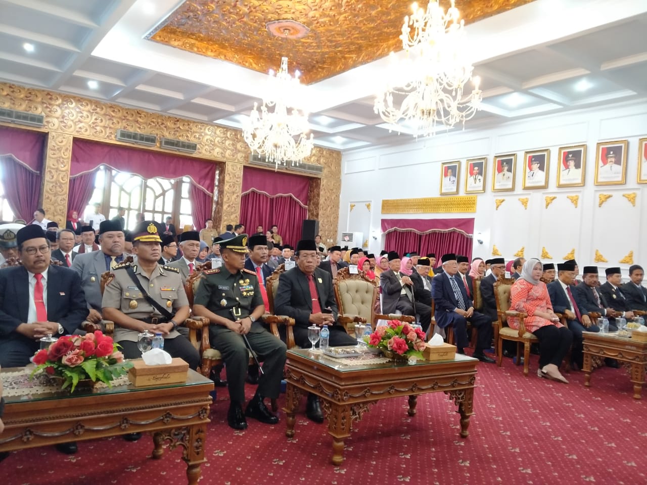 Tamu undangan yang hadir padaa pelantikan Sekda Provinsi Bengkulu.