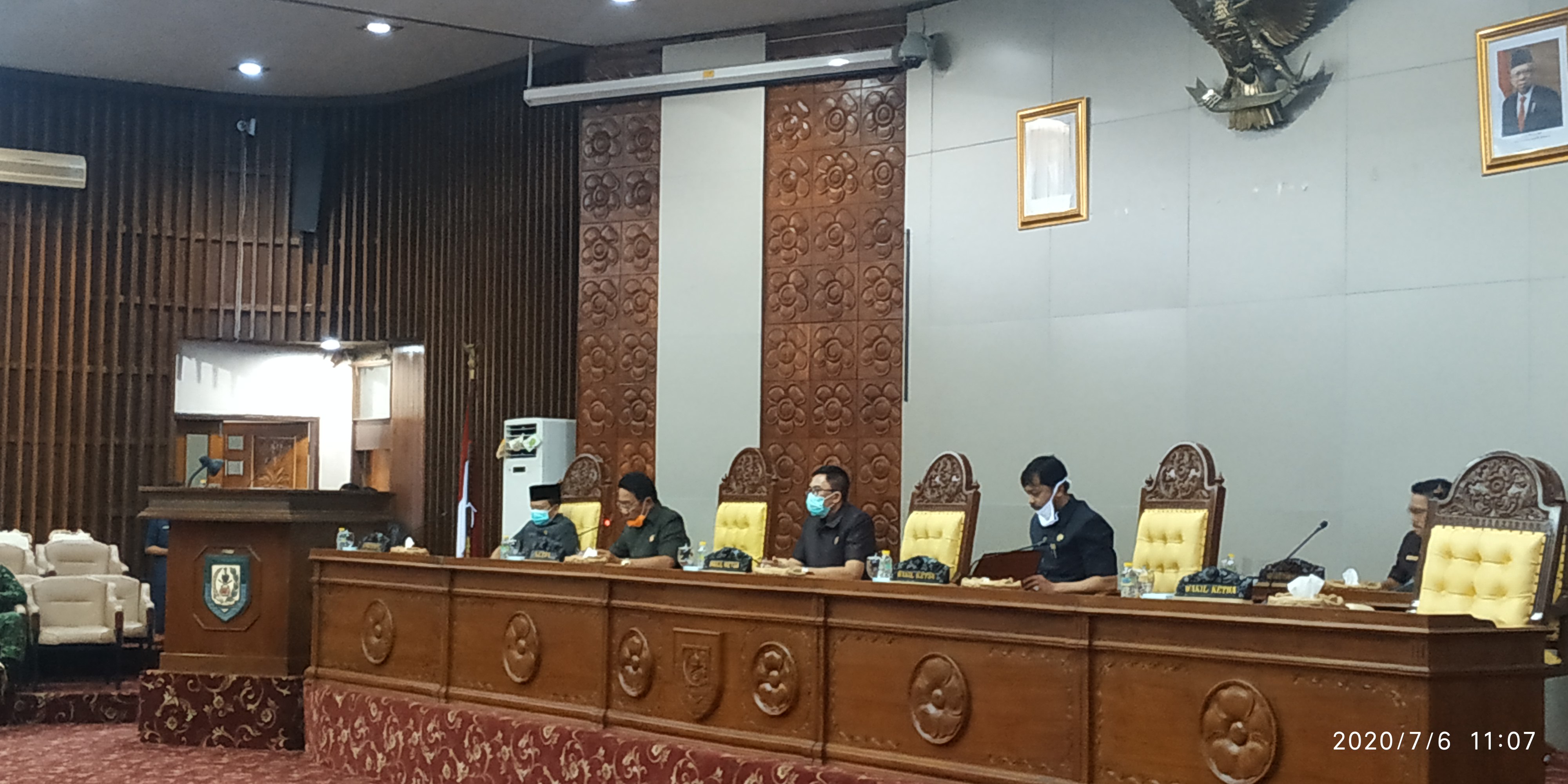 8 Fraksi Dewan Prov Setujui Raperda LPJ APBD 2019 Dibahas Lebih Lanjut