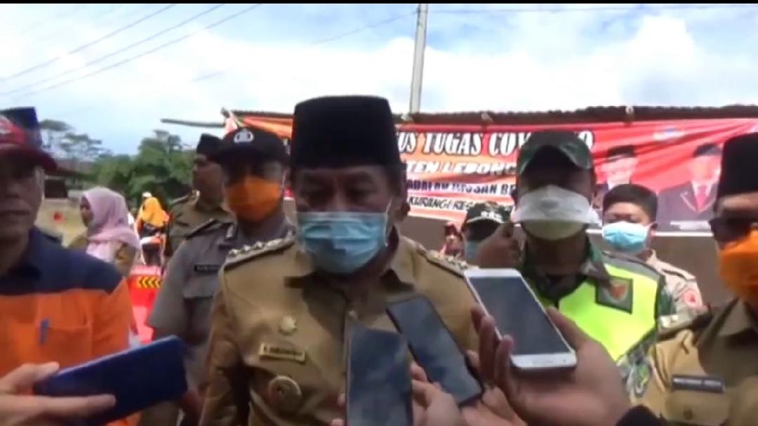 Bengkulu Zona Merah, Rosjonsyah Perketat Penjagaan Pintu Keluar - Masuk Kabupaten Lebong