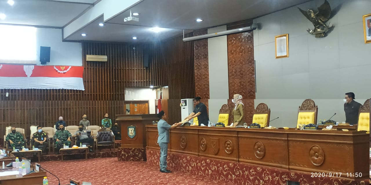 PAD Turun 33,64%, Gubernur Sampaikan Nota Pengantar Raperda APBD-P 2020