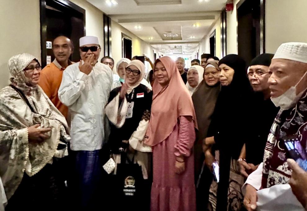 Senator Destita Pastikan Jemaah Haji Bengkulu Sehat Jelang Armuzna