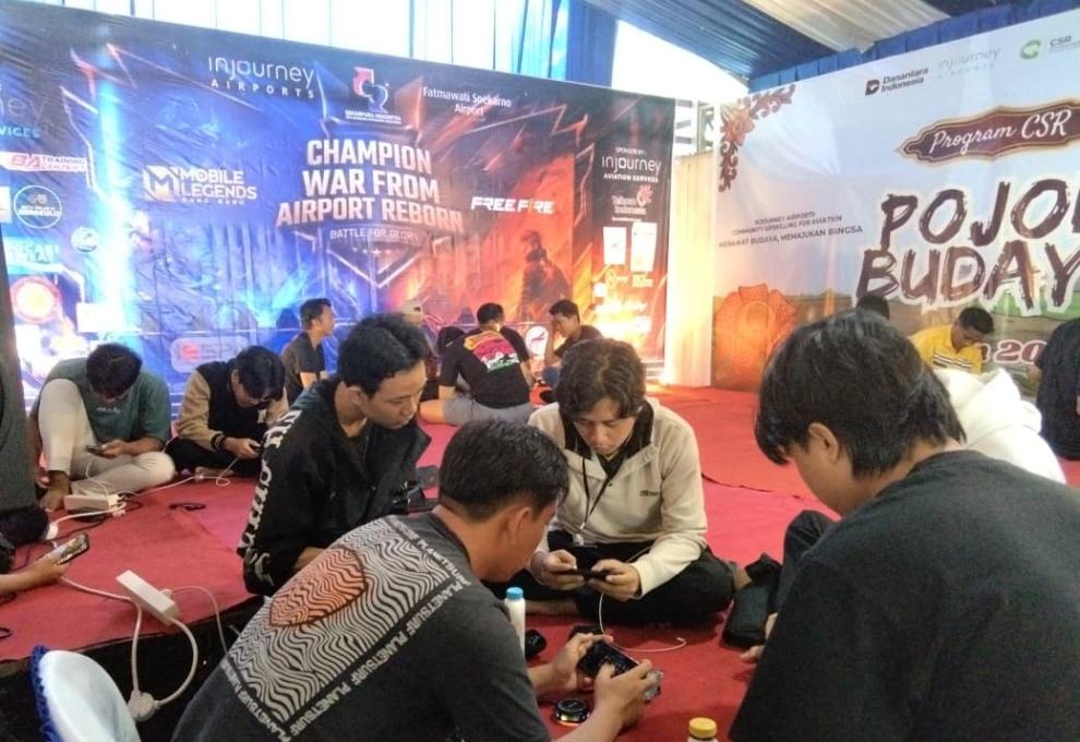 Puluhan Tim Berlaga di Turnamen Free Fire Bandara Fatmawati Soekarno Bengkulu