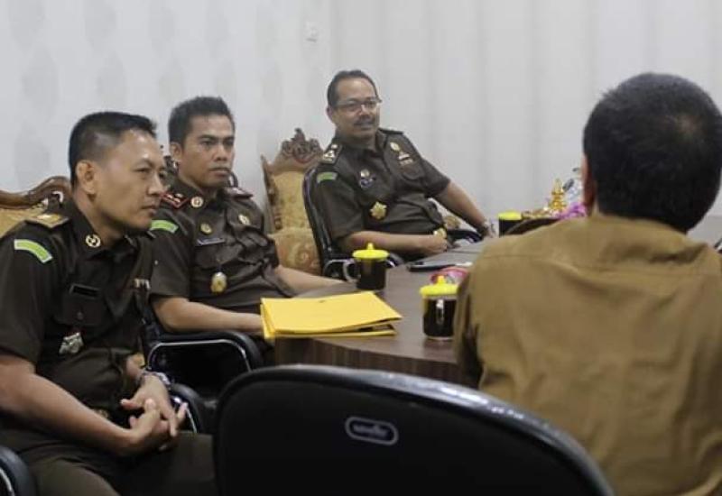 Kedatangan Kejati Bengkulu ke Pemda Benteng.
