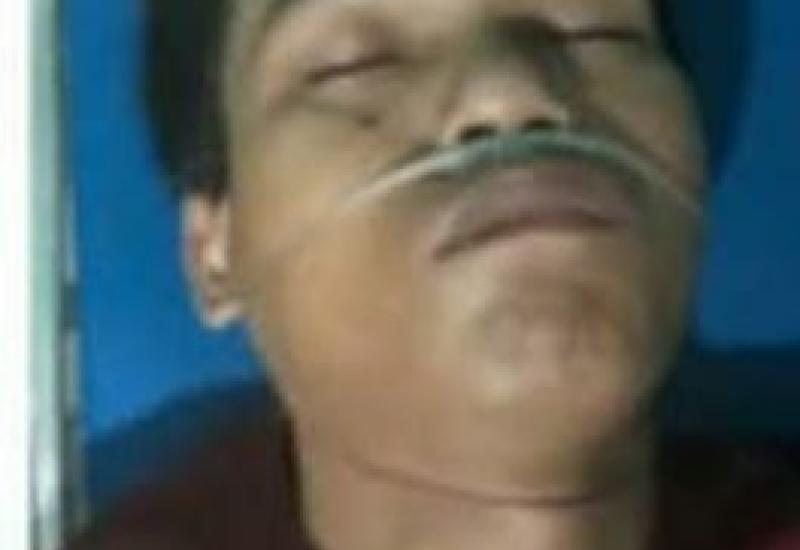 Kondisi Pardi yang tidak sadarkan diri setelah melakukan percobaan bunuh diri.