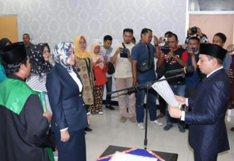 Saat dilantiknya dr Lista menjadi Direktur RSHD Kembali.