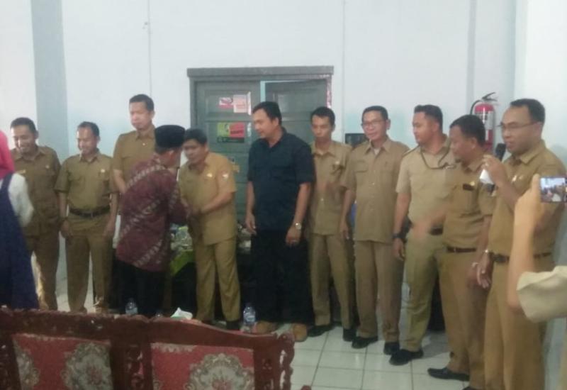 Suasana sertijab pejabat Dinas PUPR Mukomuko.