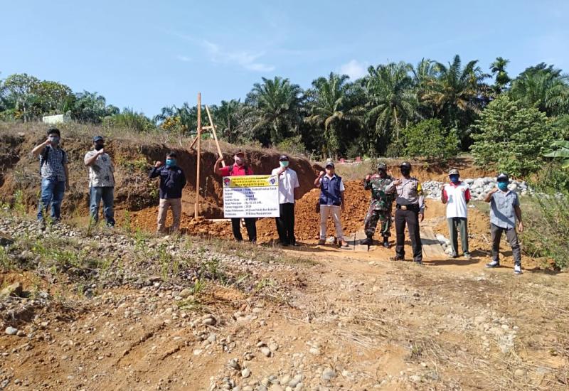 Desa Manjunto Jaya, 2 Dari 5 Item Dikerjakan Untuk Realisasi DD Tahap I